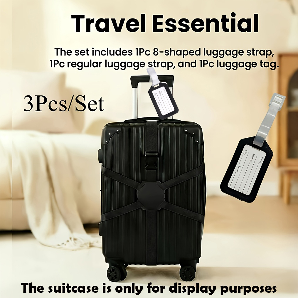 3종 세트(수하물 스트랩 2개 및 수하물 태그 1개), - Travel Accessories Designer 리뷰 및 가격