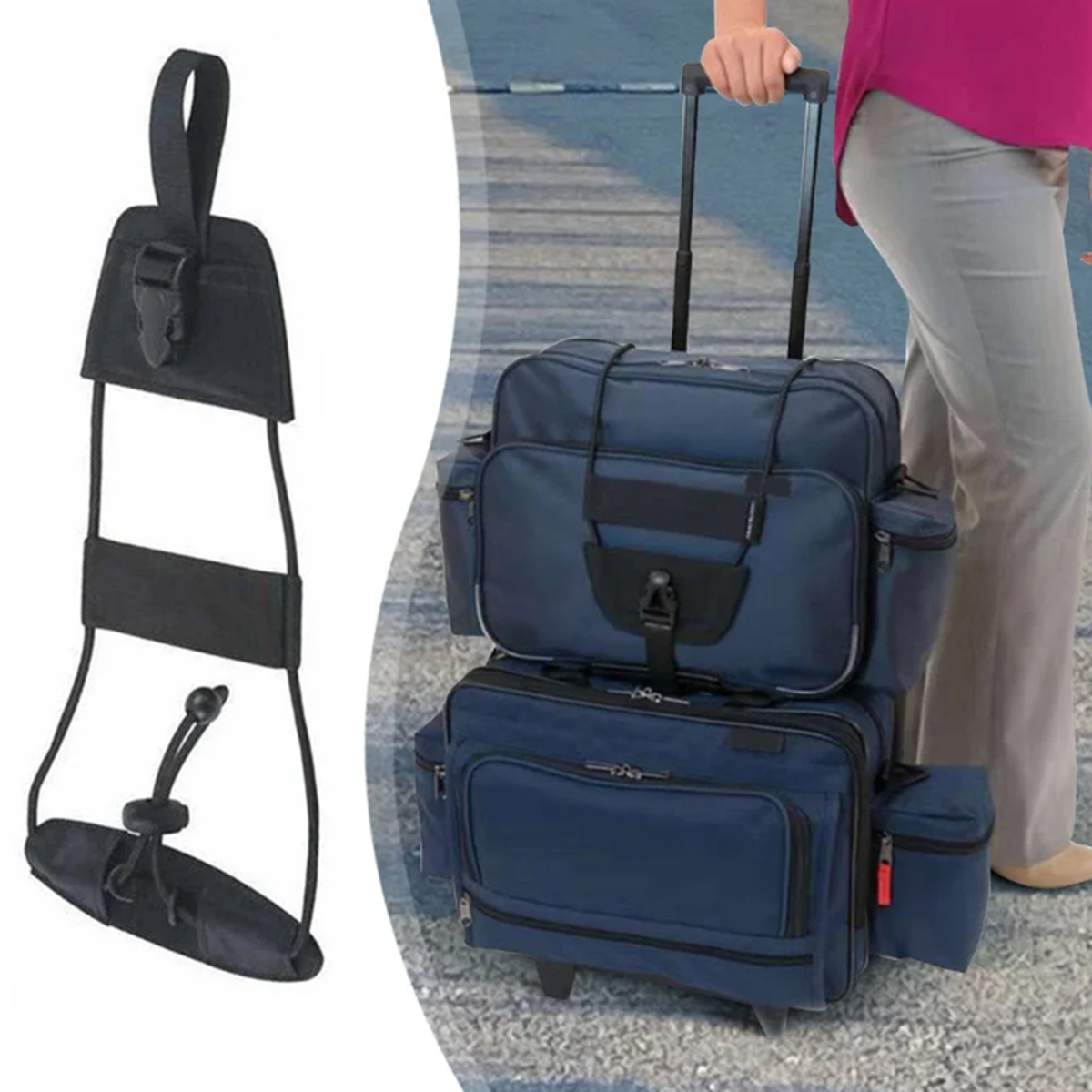 여행용 가방 연결 스트랩, 여행 가방 손잡이에 작은 가 - Travel Accessories Luggage Straps 리뷰 및 가격