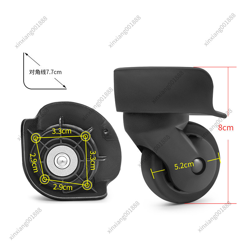 Luggage Wheel Replacement - 360도 회전 휠 A-65 XY090 미국