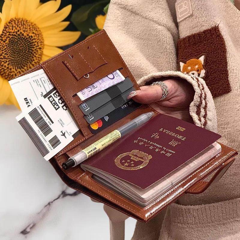 여행용 여권 지갑 여성 남성 카드 홀더 RFID 차단  - Luggage Wheel Replacement 리뷰 및 가격