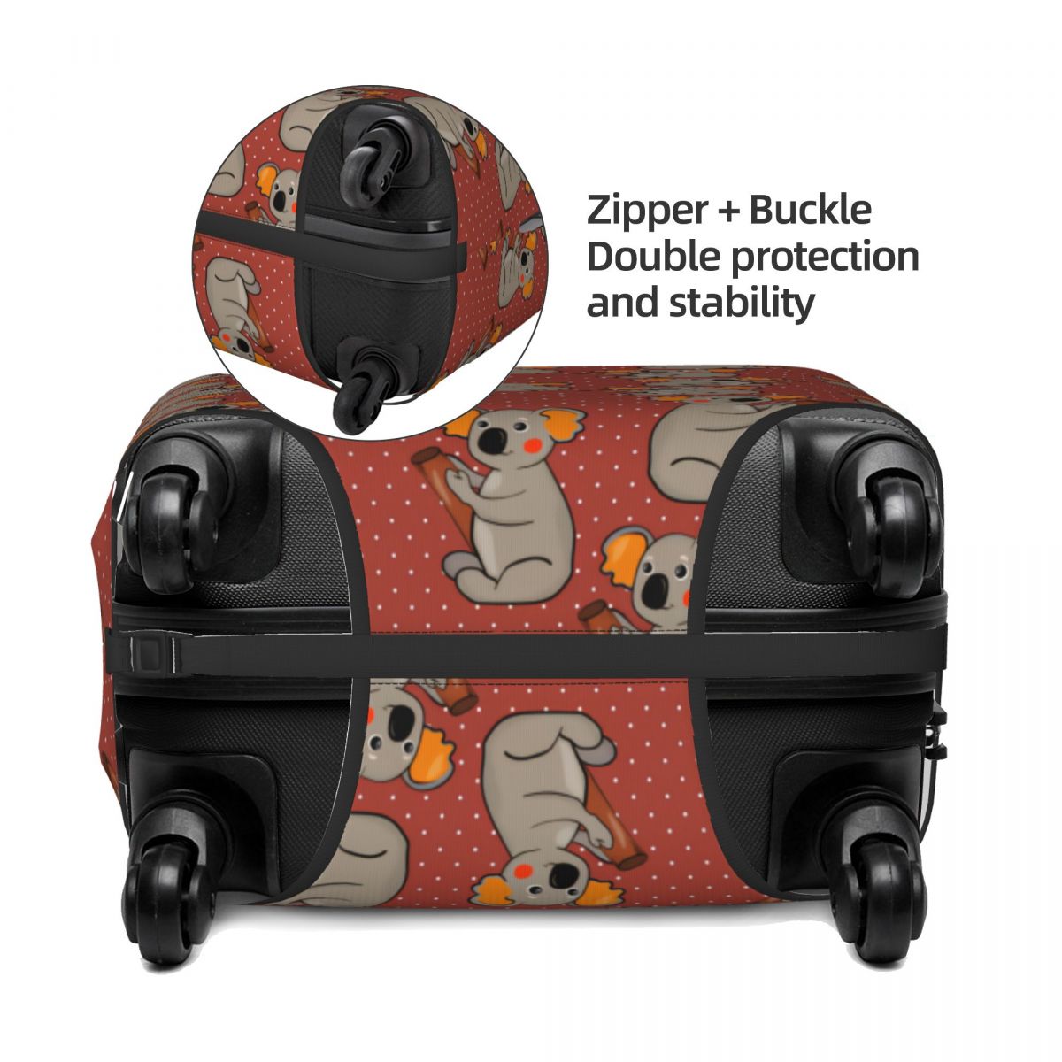 맞춤형 귀여운 호주 코알라 곰 여행 가방 커버 보호대  - Travel Accessories Australia 리뷰 및 가격
