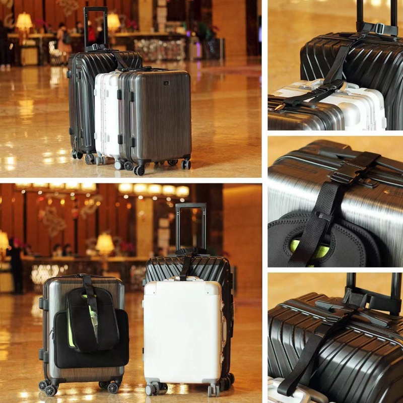 탄력 있는 텔레스코픽 여행용 수하물 스트랩, 버클이 있 - Travel Accessories Luggage Straps 리뷰 및 가격