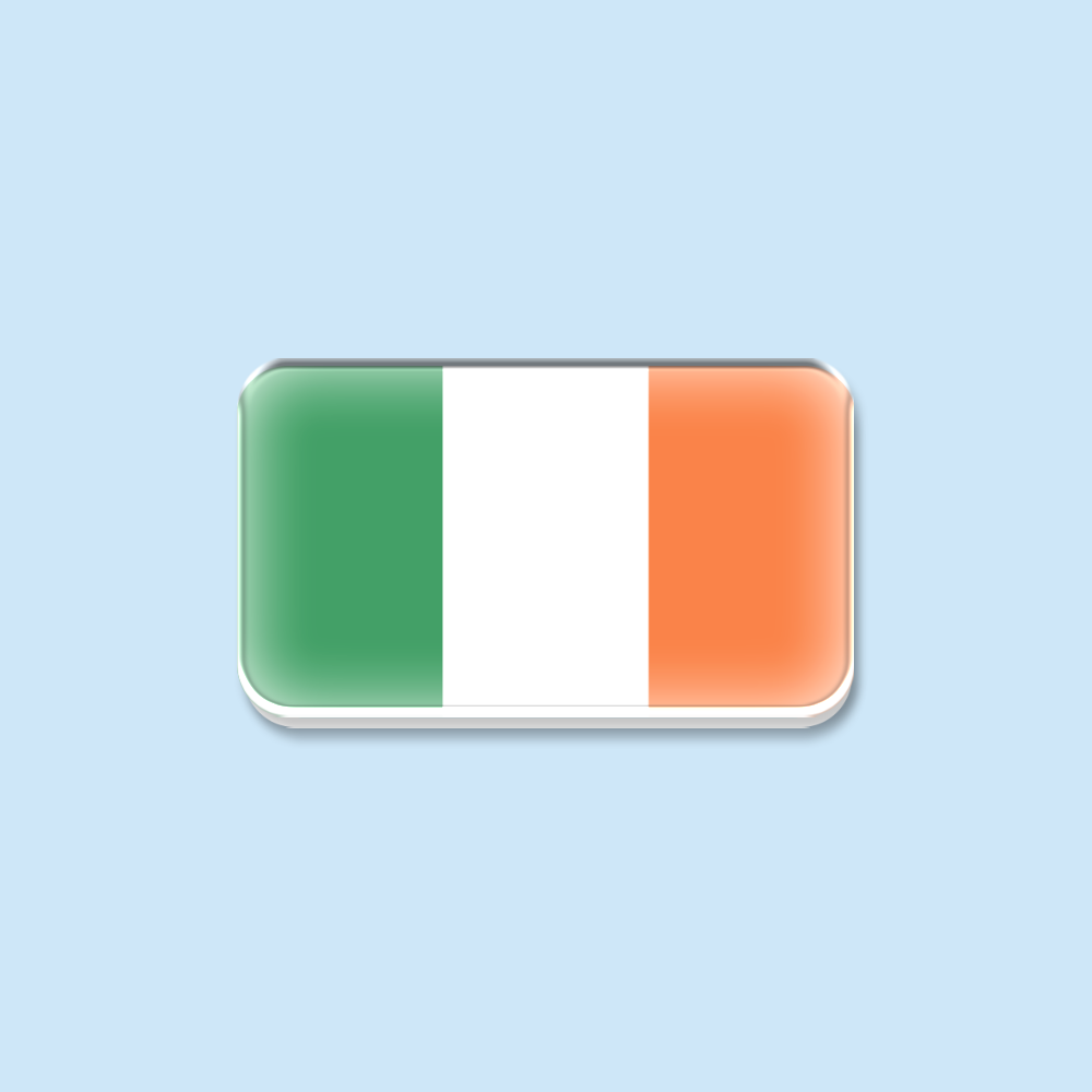 아크릴 아일랜드 국기 브로치 핀 여행 기념품 옷/가방  - Travel Accessories Ireland 리뷰 및 가격