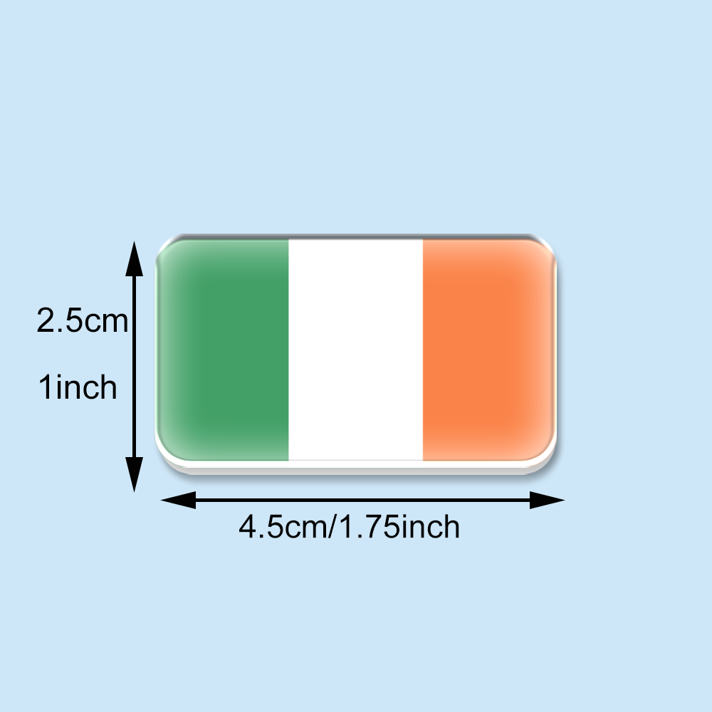 아크릴 아일랜드 국기 브로치 핀 여행 기념품 옷/가방  - Travel Accessories Ireland 리뷰 및 가격