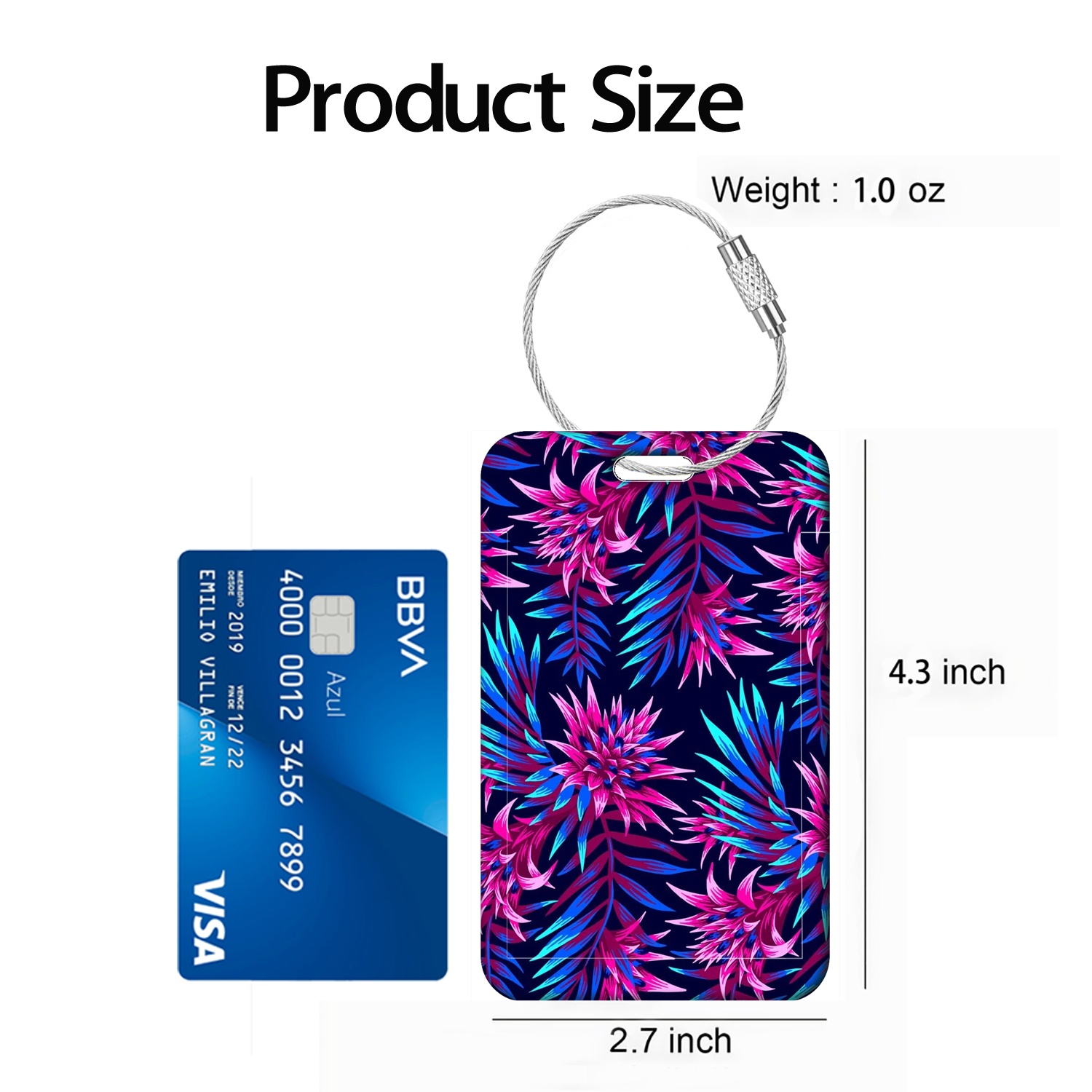 흥미로운 식물 패턴 수하물 태그 여성용 여행 가방 배낭 - Travel Accessories List For Women 리뷰 및 가격