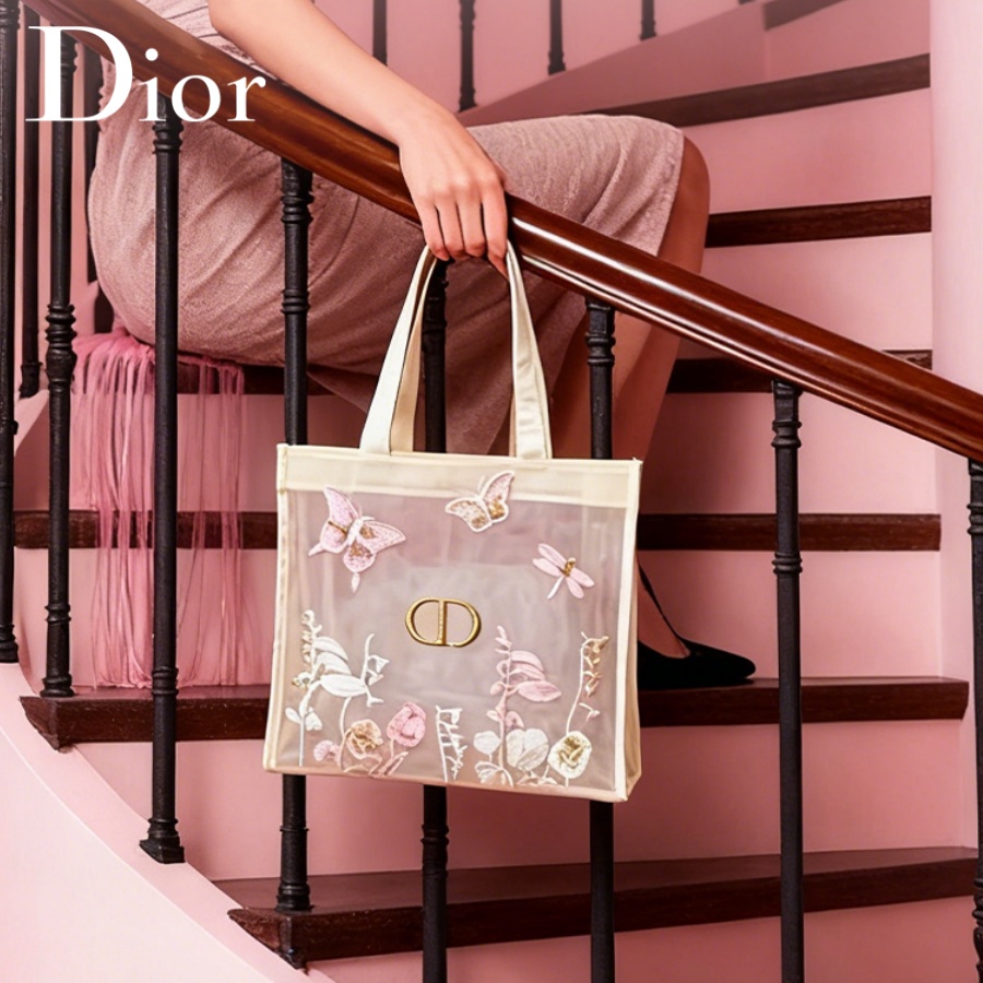 크리스찬 디올 디올의 가방 럭셔리 디자이너 반투명 메쉬 - Travel Accessories Luxury 리뷰 및 가격