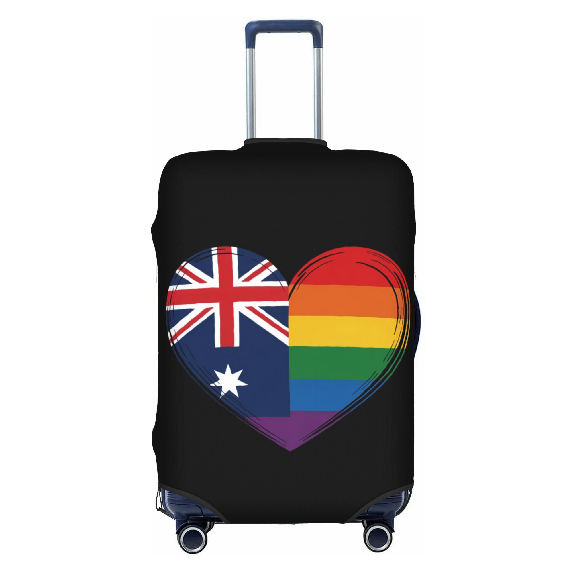 LGBTQ 호주 게이 프라이드 하트 수하물 커버 게이  - Travel Accessories Australia 리뷰 및 가격