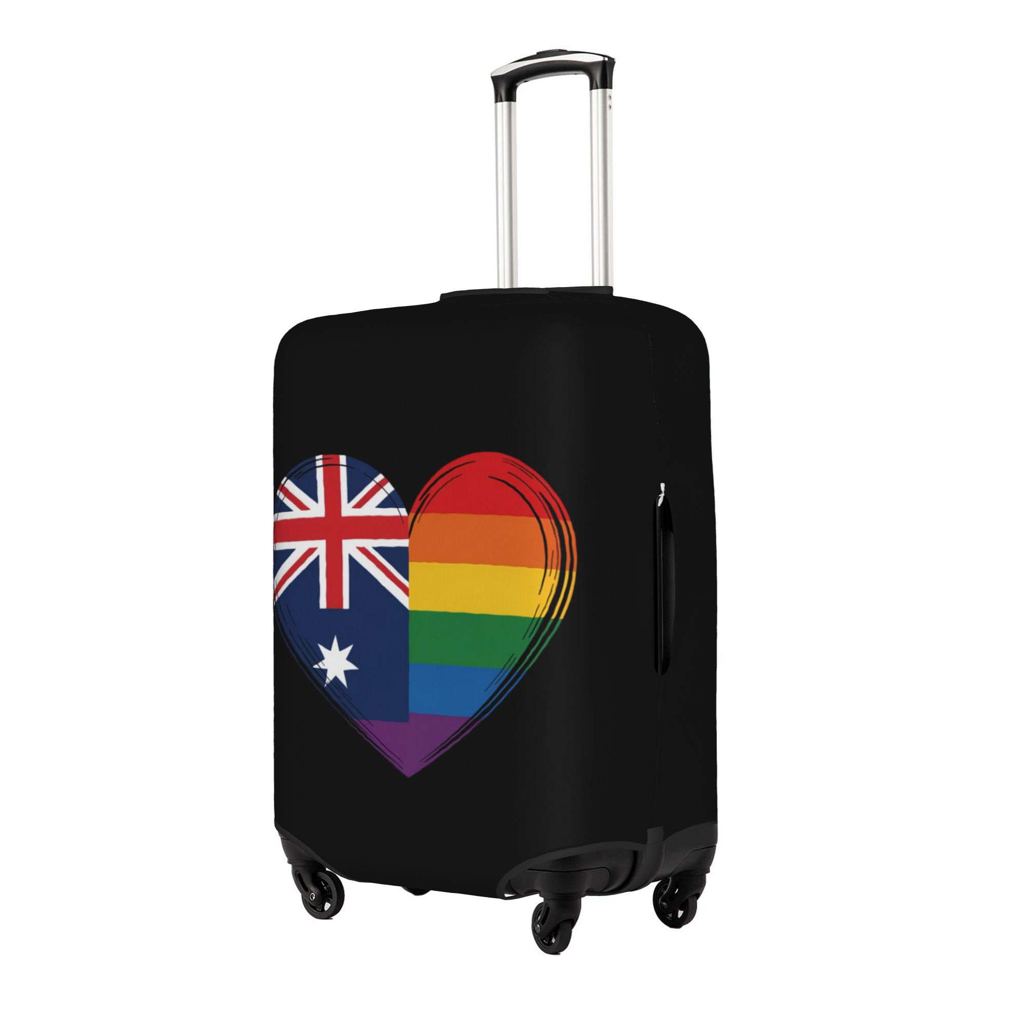 LGBTQ 호주 게이 프라이드 하트 수하물 커버 게이  - Travel Accessories Australia 리뷰 및 가격