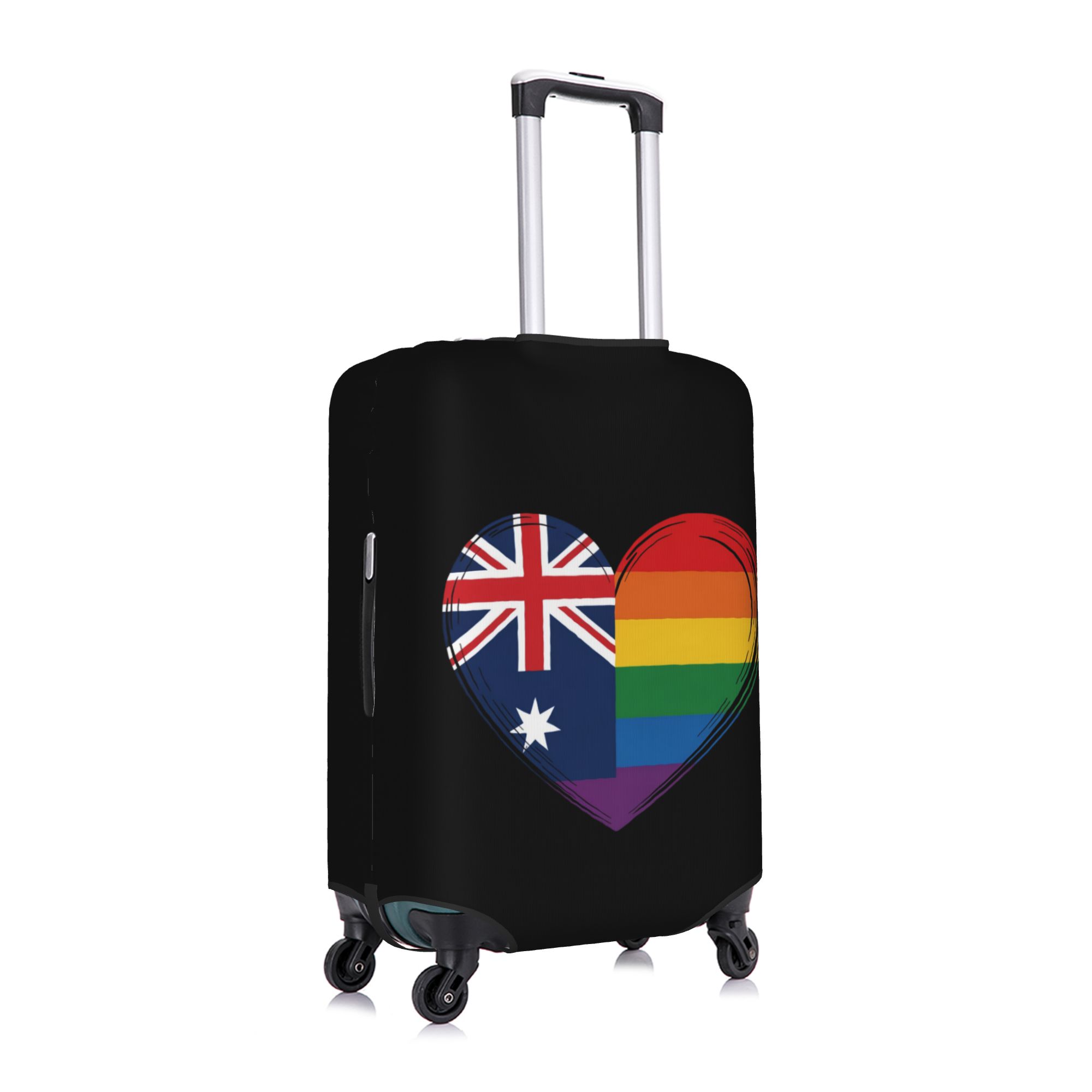 LGBTQ 호주 게이 프라이드 하트 수하물 커버 게이  - Travel Accessories Australia 리뷰 및 가격