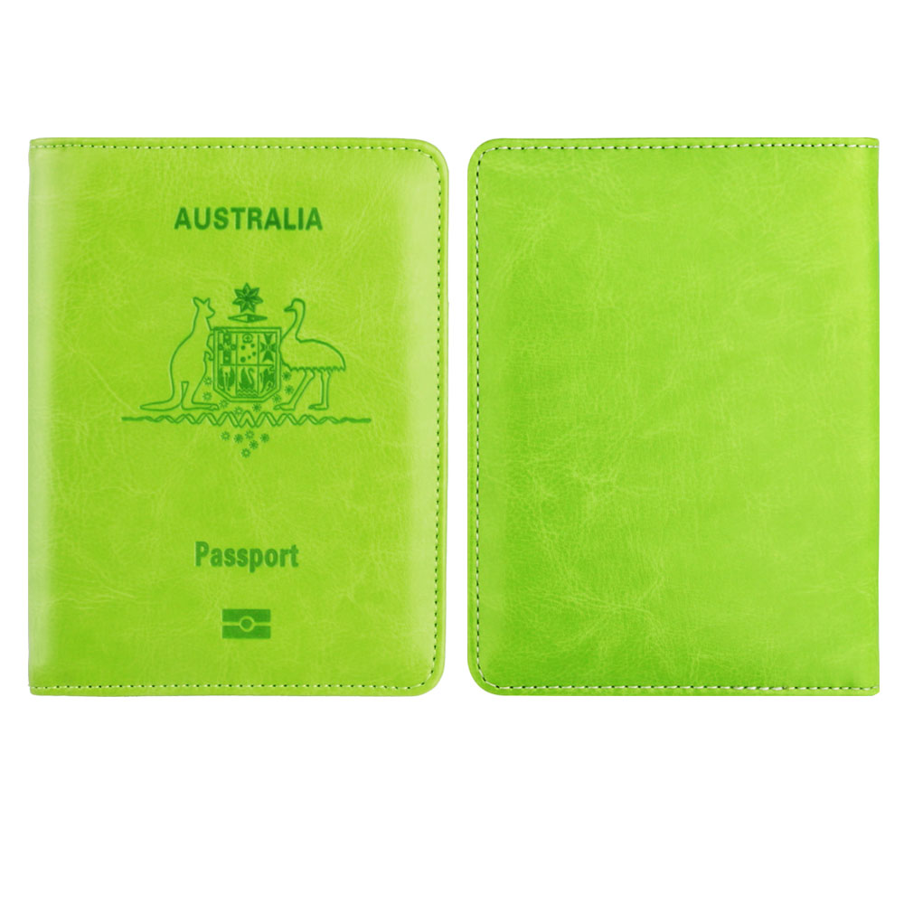 맞춤형 이름 호주 RFID 차단 PU 가죽 여권 홀더, - Travel Accessories Australia 리뷰 및 가격