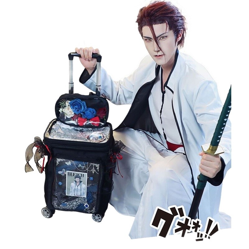하라주쿠 스타일 만화 투명 캐리어 20인치, 투명 PV - Luggage Wheel Replacement 리뷰 및 가격