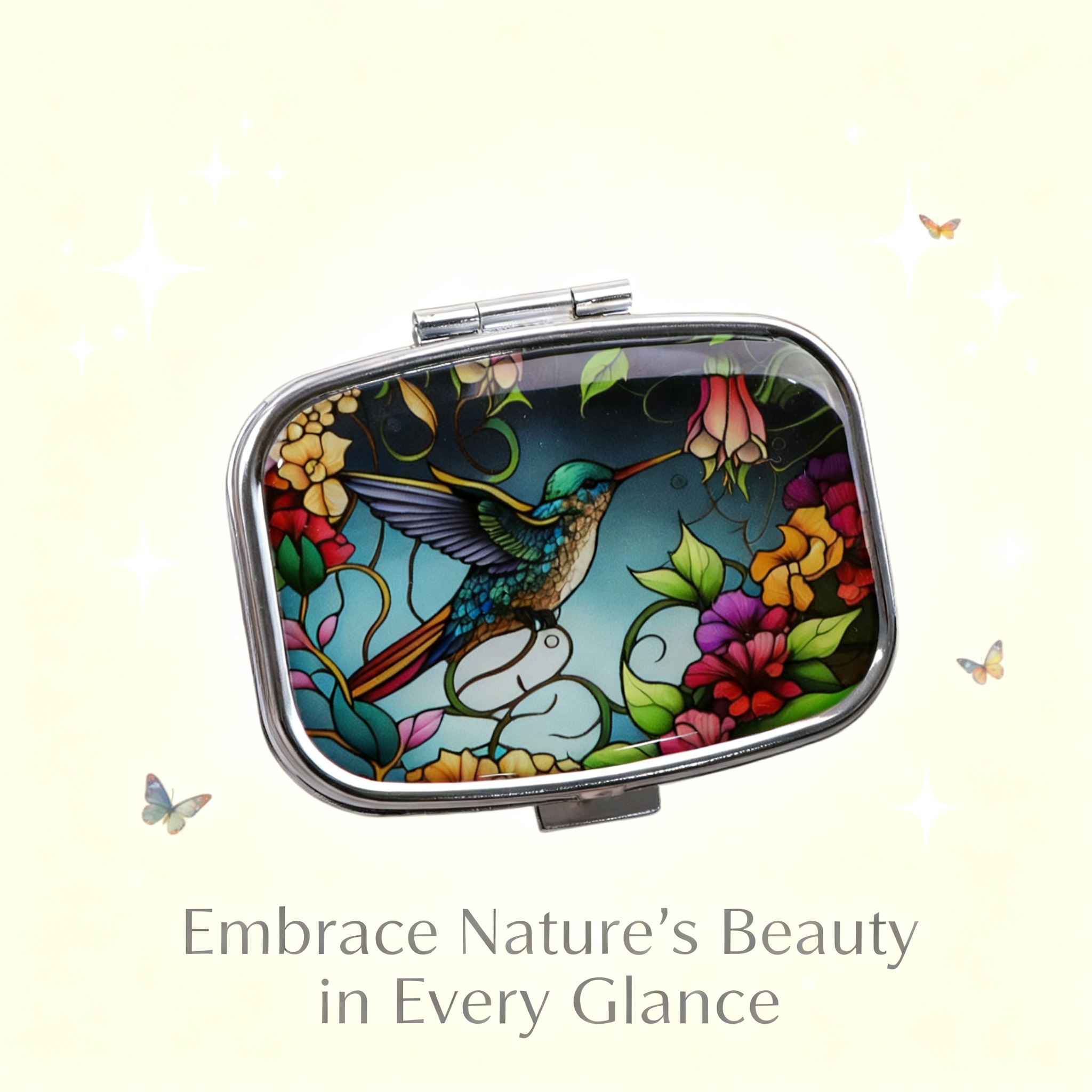 귀여운 새 만화 여행용 알약 정리함 휴대용 미니 알약  - Travel Accessories Box 리뷰 및 가격
