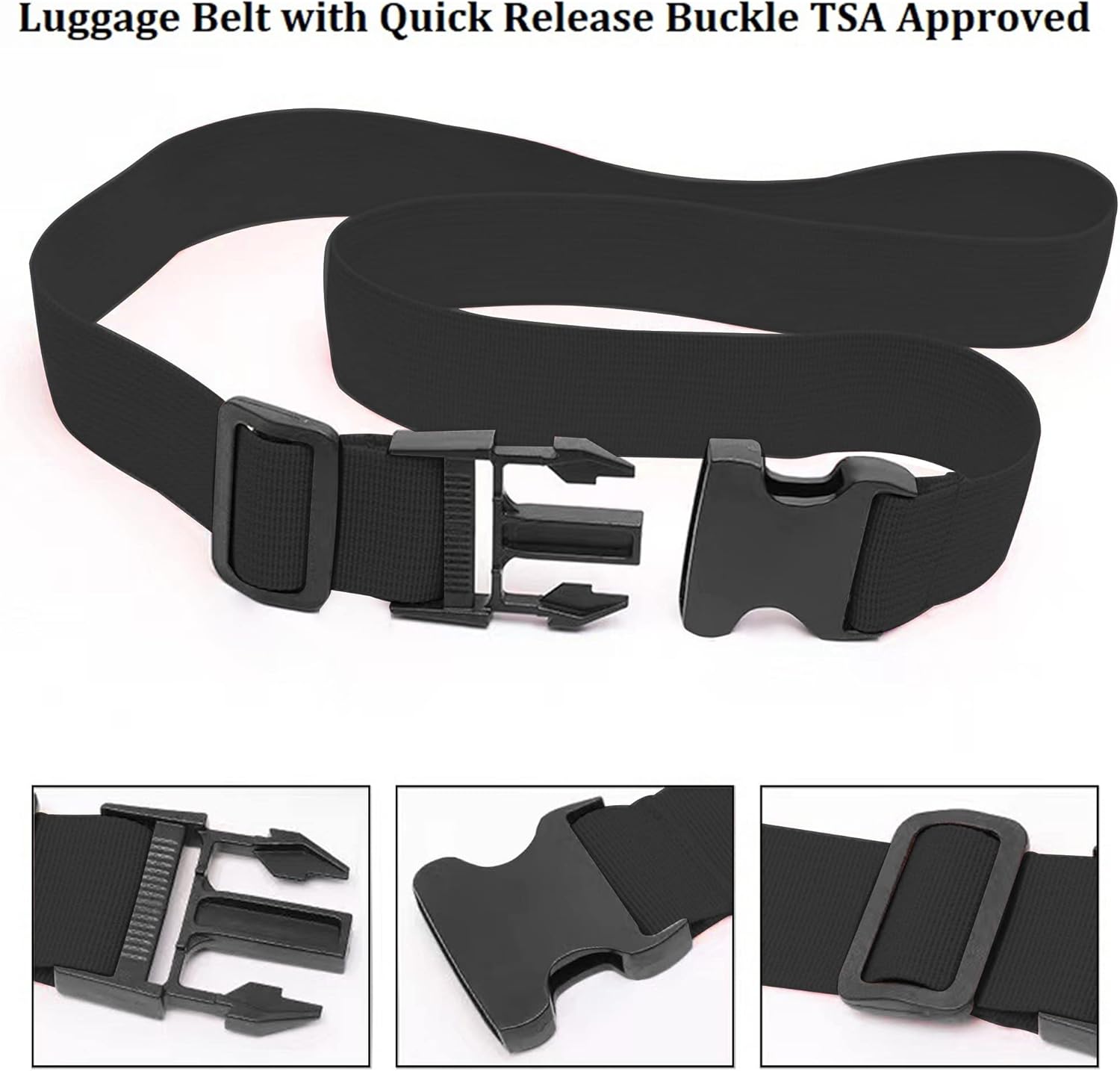 2팩 조절 가능한 수하물 스트랩 밝은 색상의 여행 가방 - Travel Accessories Luggage Straps 리뷰 및 가격