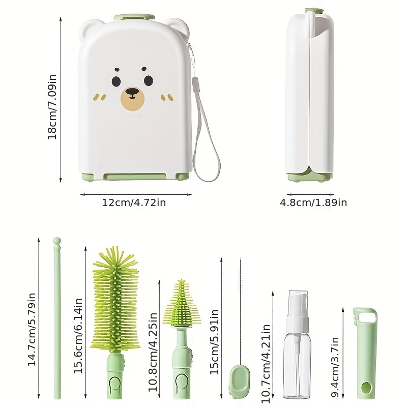 여행용 젖병 브러시 세트 - 젖병, 젖꼭지 및 액세서리 - Travel Accessories For 1 Year Old 리뷰 및 가격