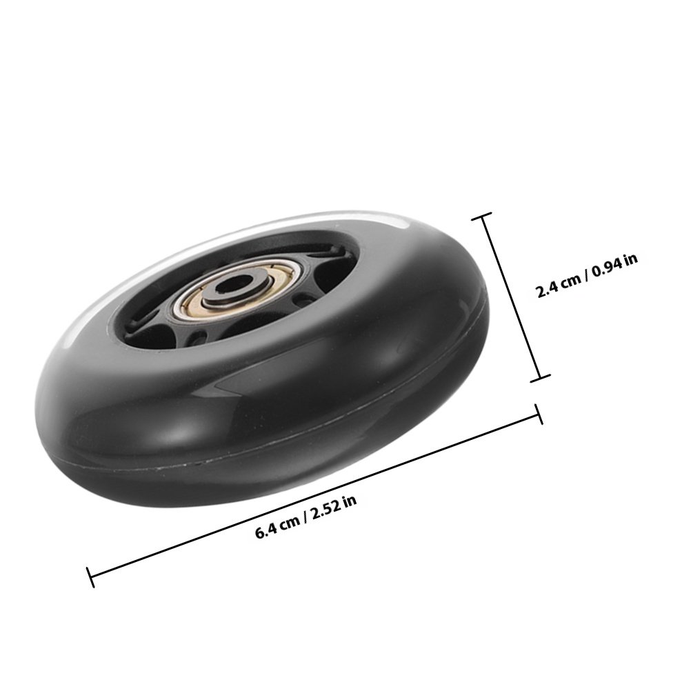 4pcs 수하물용 투명 교체 바퀴 무소음 바퀴 2.5인 - Luggage Wheel Replacement 리뷰 및 가격