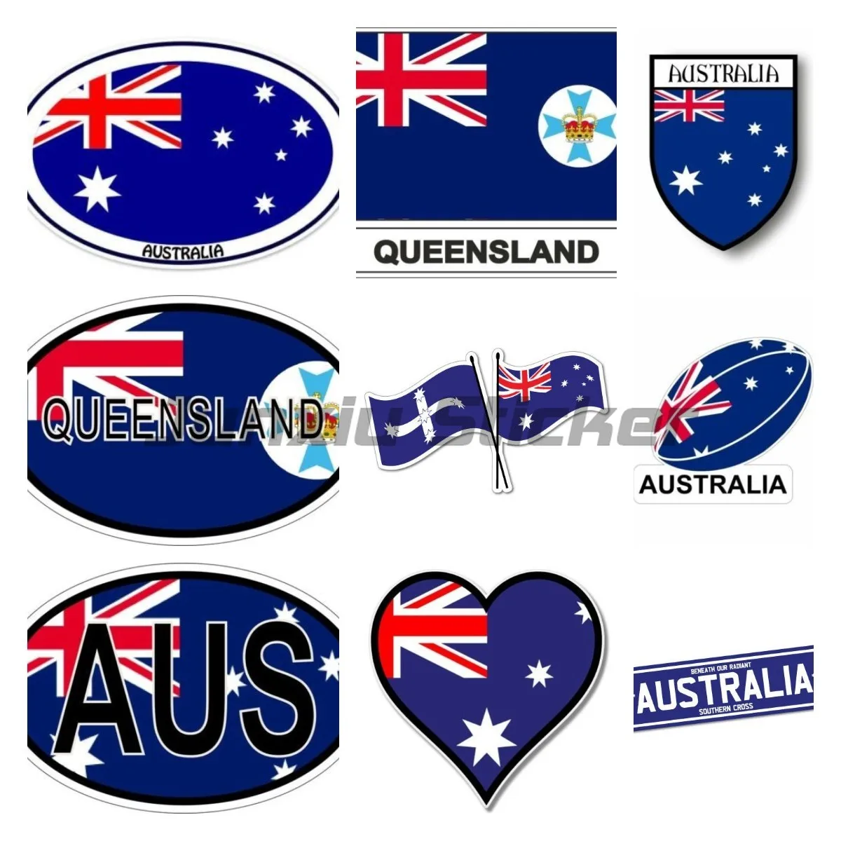호주 비닐 자동차 스티커 노트북 자동차 깃발 수하물 여 - Travel Accessories Australia 리뷰 및 가격