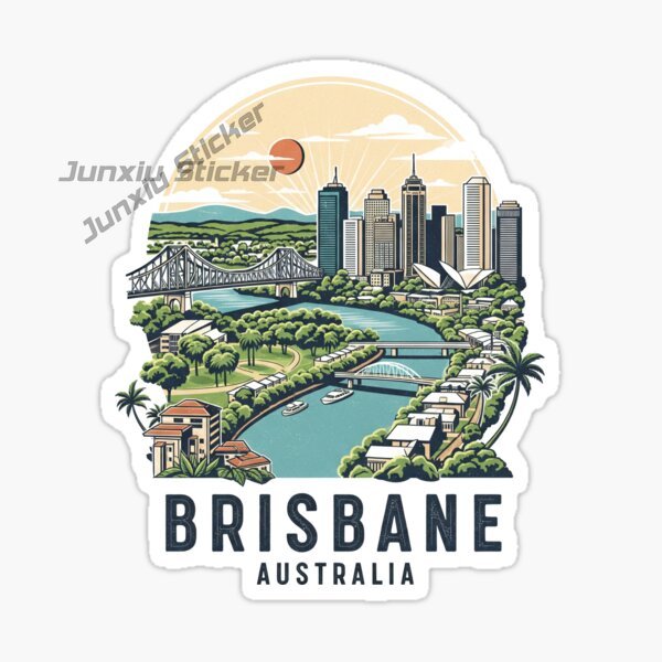 호주 브리즈번 국기 비닐 자체 접착 자동차 스티커 풍경 - Travel Accessories Australia 리뷰 및 가격