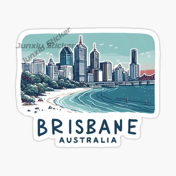호주 브리즈번 국기 비닐 자체 접착 자동차 스티커 풍경 - Travel Accessories Australia 리뷰 및 가격