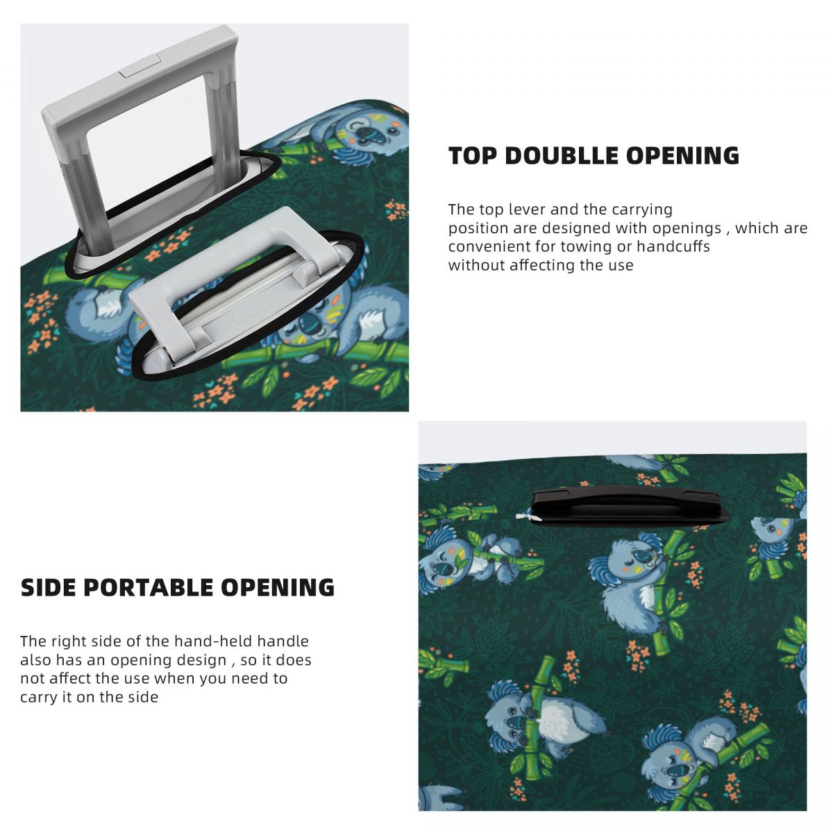 맞춤형 호주 코알라 베어 여행 가방 커버 보호대 재미있 - Travel Accessories Australia 리뷰 및 가격
