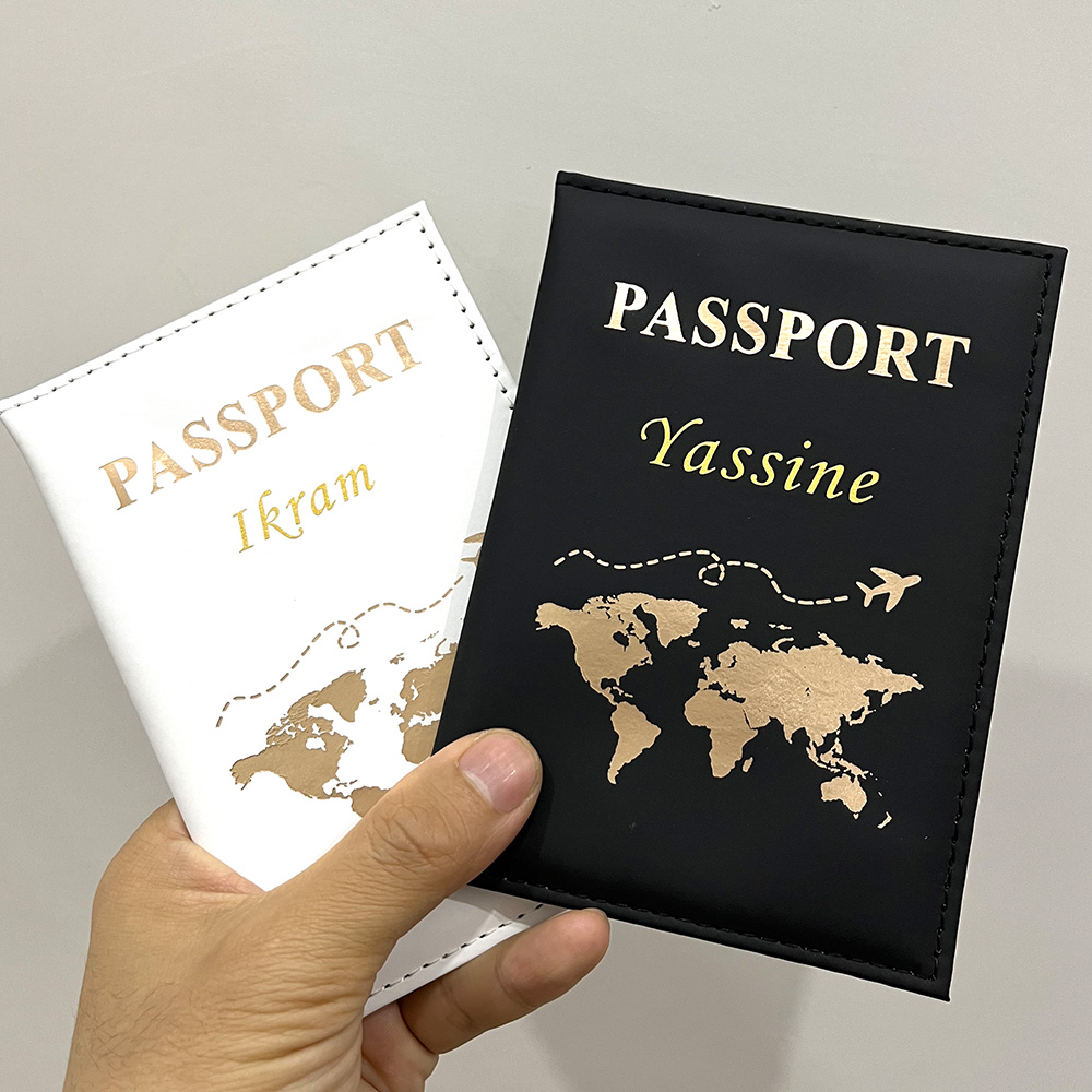 새로운 귀여운 맞춤형 여권 커버 비행기 여성 남성 PU - Travel Accessories On Plane 리뷰 및 가격
