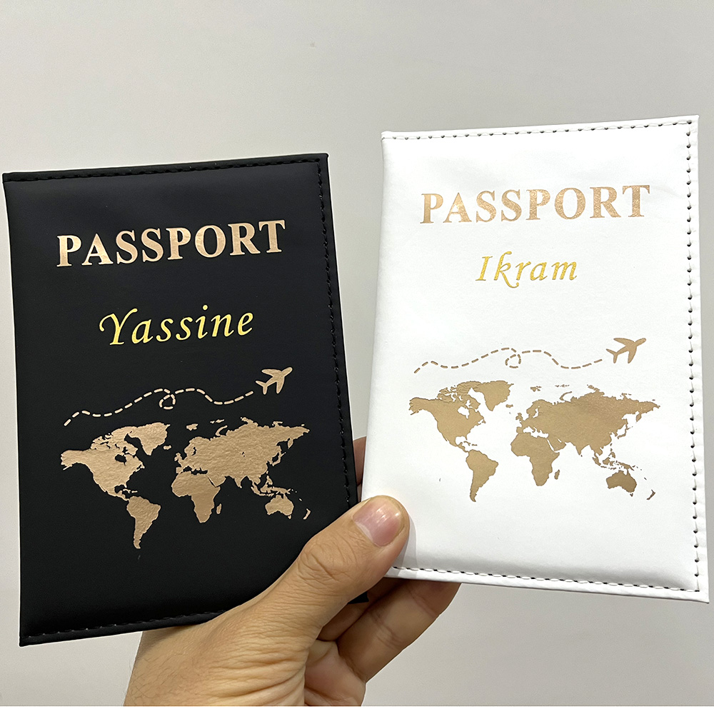 새로운 귀여운 맞춤형 여권 커버 비행기 여성 남성 PU - Travel Accessories On Plane 리뷰 및 가격