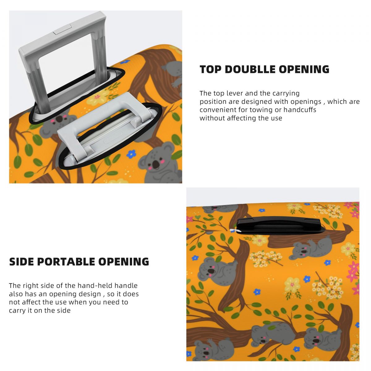 가지에 있는 코알라 여행가방 커버 탄성 호주 곰 여행  - Travel Accessories Australia 리뷰 및 가격