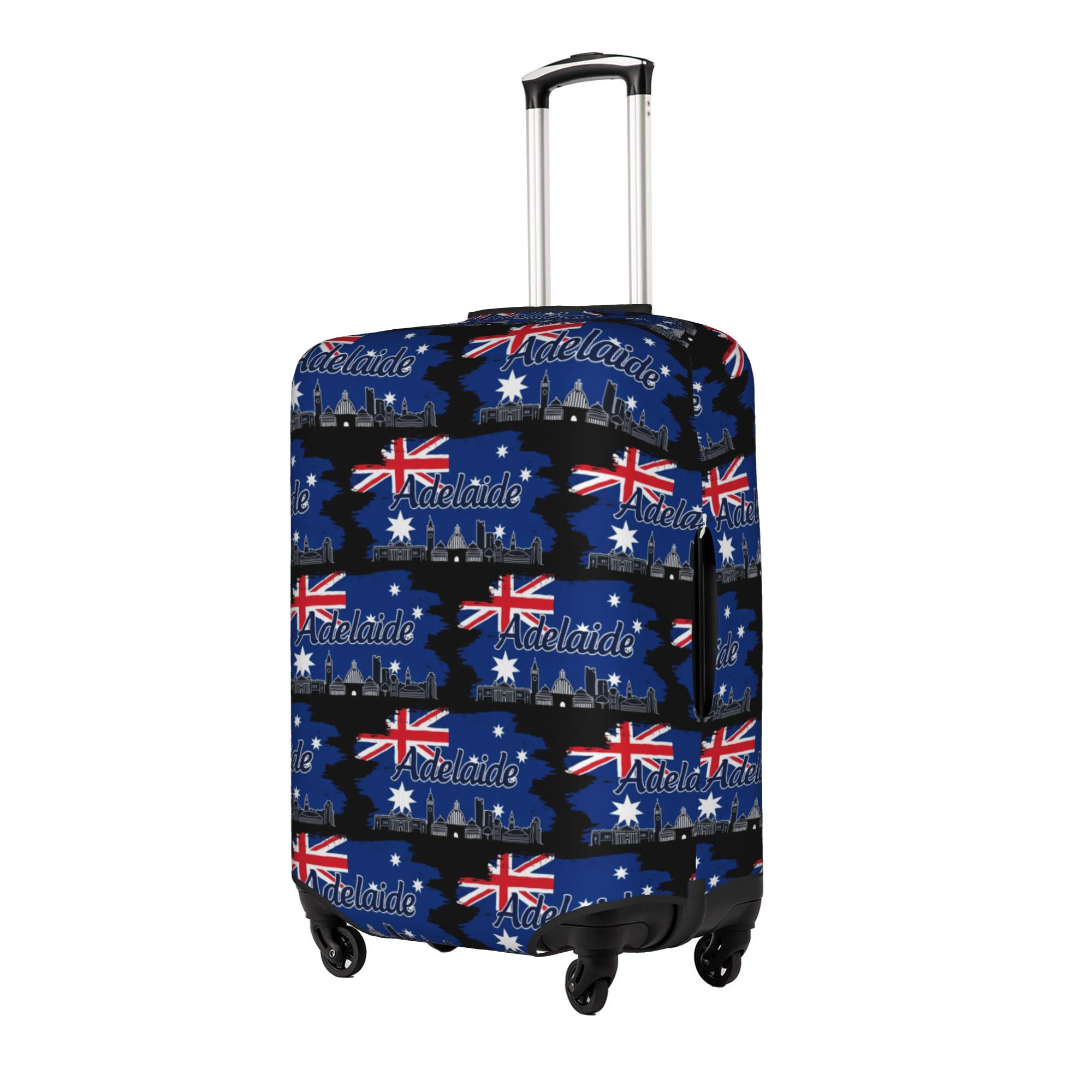 재미있는 애들레이드 호주 스카이라인 플래그 수하물 커버 - Travel Accessories Australia 리뷰 및 가격