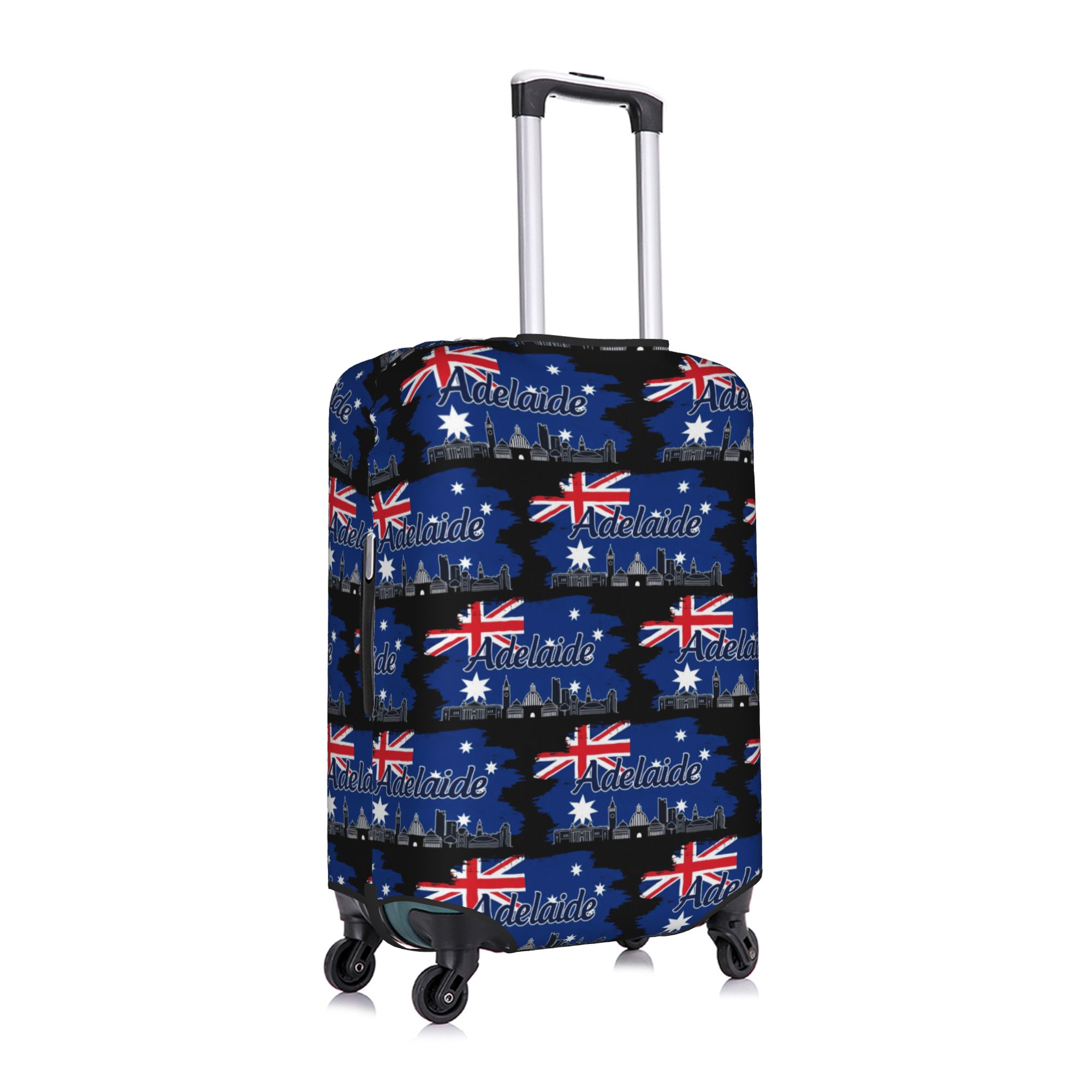 재미있는 애들레이드 호주 스카이라인 플래그 수하물 커버 - Travel Accessories Australia 리뷰 및 가격