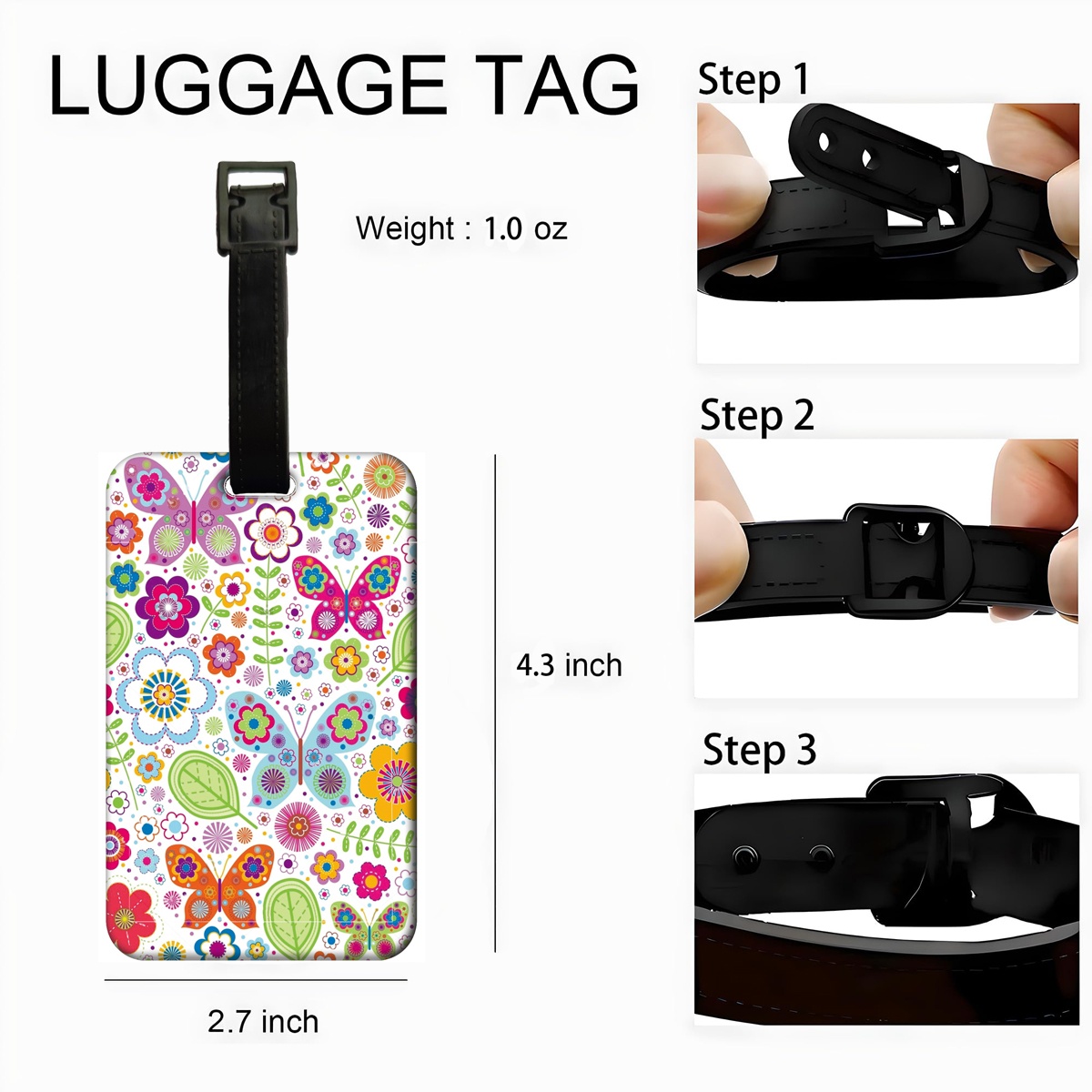 아름다운 꽃 식물 수하물 태그 여성 여행 가방 배낭 분 - Travel Accessories List For Women 리뷰 및 가격