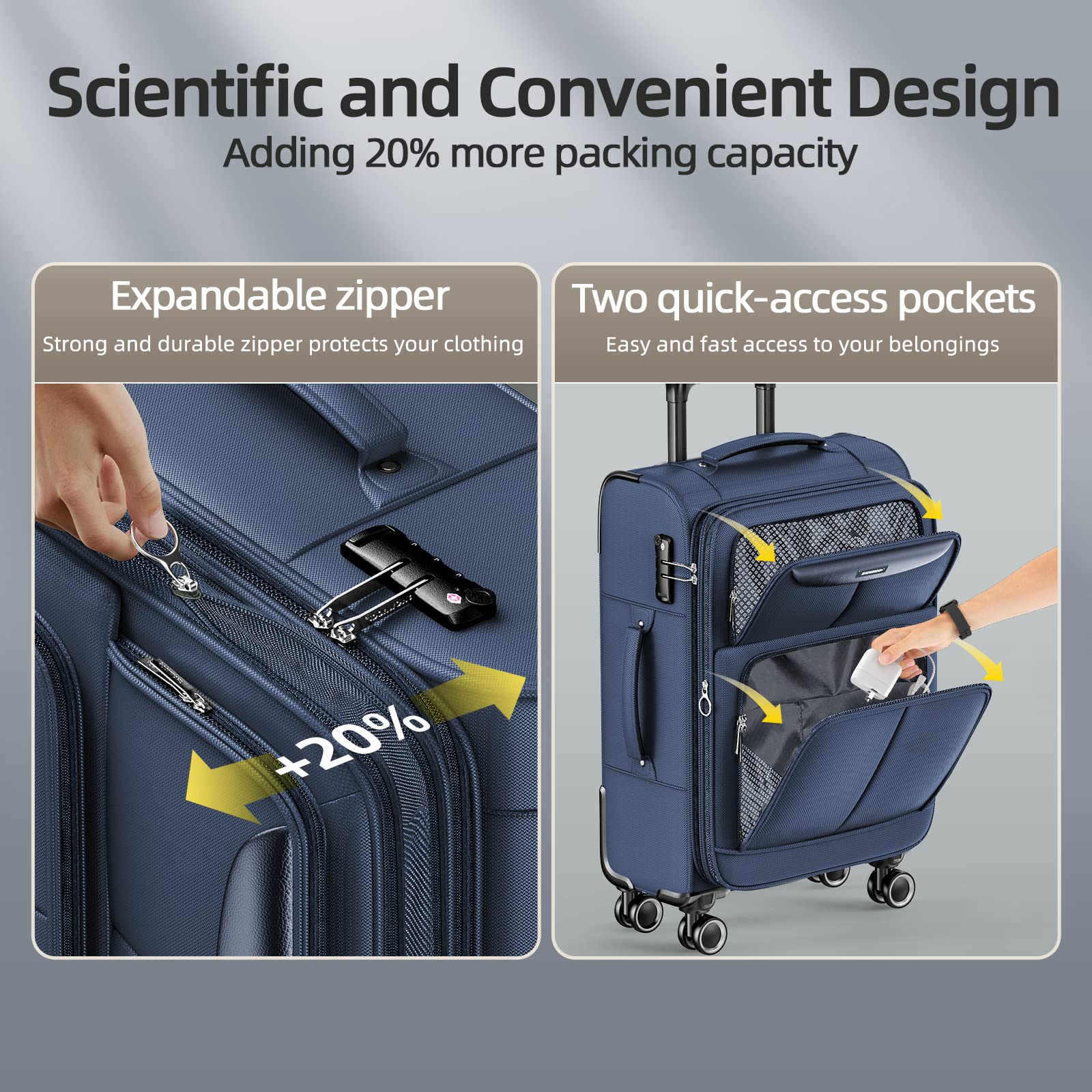 쇼쿠 여행가방 세트 3종 소프트사이드 확장형 내구성 캐 - Luggage Wheel Replacement 리뷰 및 가격