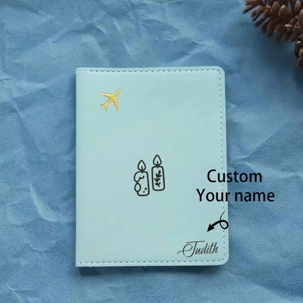개인 맞춤 이름이 새겨진 여권 커버, 천연 가죽 여권  - Travel Accessories Meaning 리뷰 및 가격