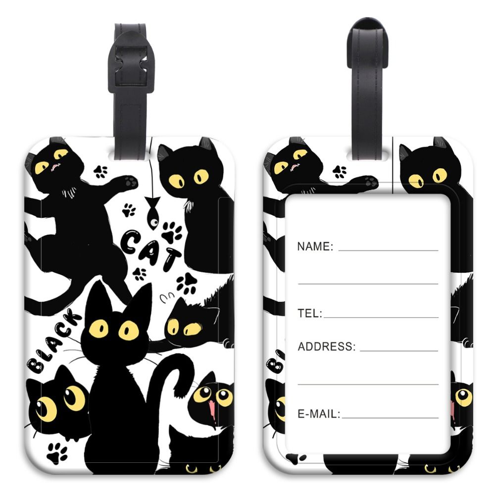 분실 방지 플라스틱 수하물 태그 예술적인 여행 가방 배 - Travel Accessories Holder 리뷰 및 가격