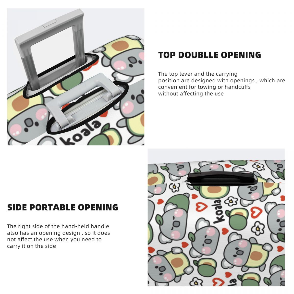 아보카도 수하물 커버에 귀여운 코알라 곰 탄성 호주 곰 - Travel Accessories Australia 리뷰 및 가격