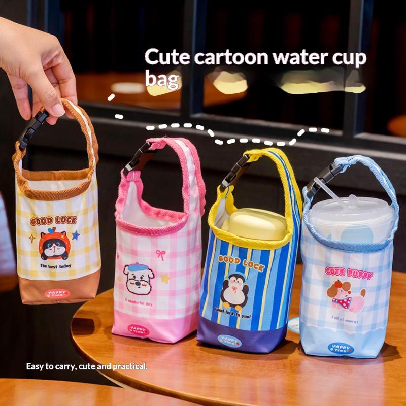 조정 가능한 버클 물병 캐리어 가방 만화 디자인 아기  - Travel Accessories For 1 Year Old 리뷰 및 가격