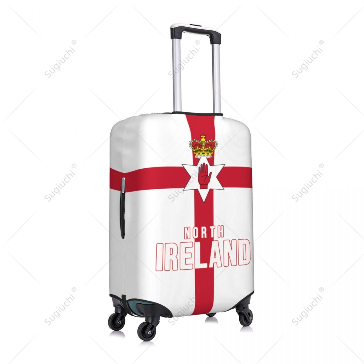 북아일랜드 국기 수하물 커버 여행 가방 탄성 먼지 케이 - Travel Accessories Ireland 리뷰 및 가격