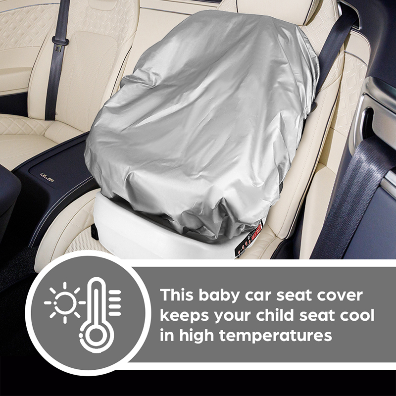 1PC 실버 베이비 카시트 차양 커버는 열과 태양 UV - Travel Accessories For 1 Year Old 리뷰 및 가격