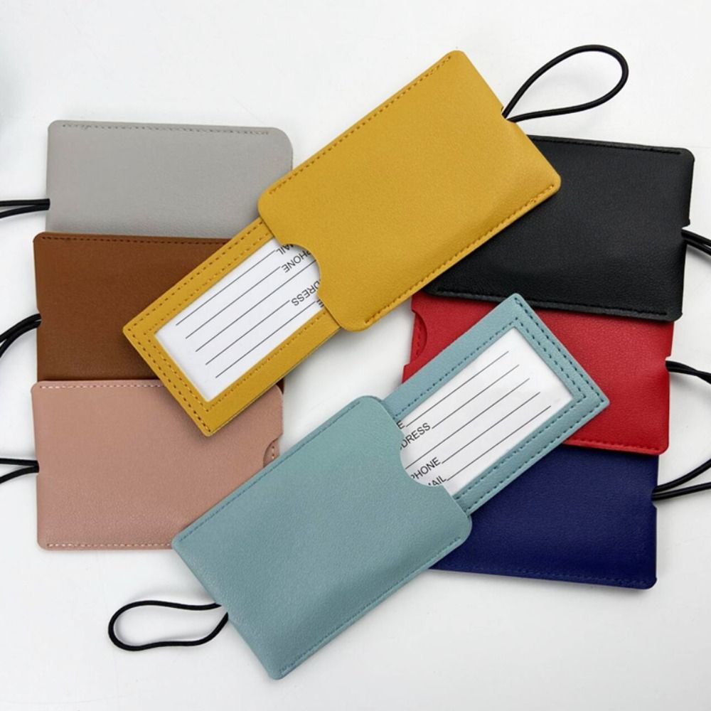 PU 가죽 풀아웃 러기지 태그 백팩 액세서리 부드러운  - Travel Accessories Luggage Straps 리뷰 및 가격