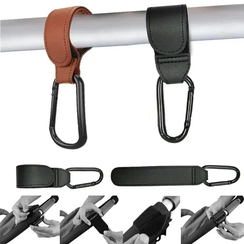 아기 유모차 걸이 패션 PU 가죽 조절 가능 유모차 걸 - Travel Accessories For 1 Year Old 리뷰 및 가격