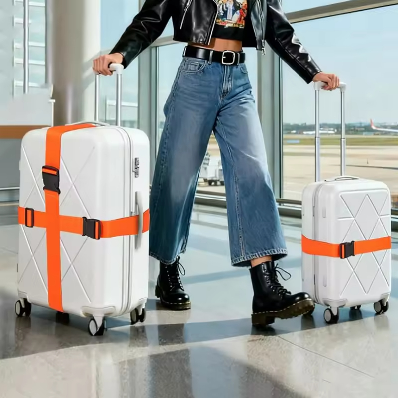 4개의 수하물 스트랩 세트, 수하물 고정 스트랩, 여행 - Travel Accessories Luggage Straps 리뷰 및 가격