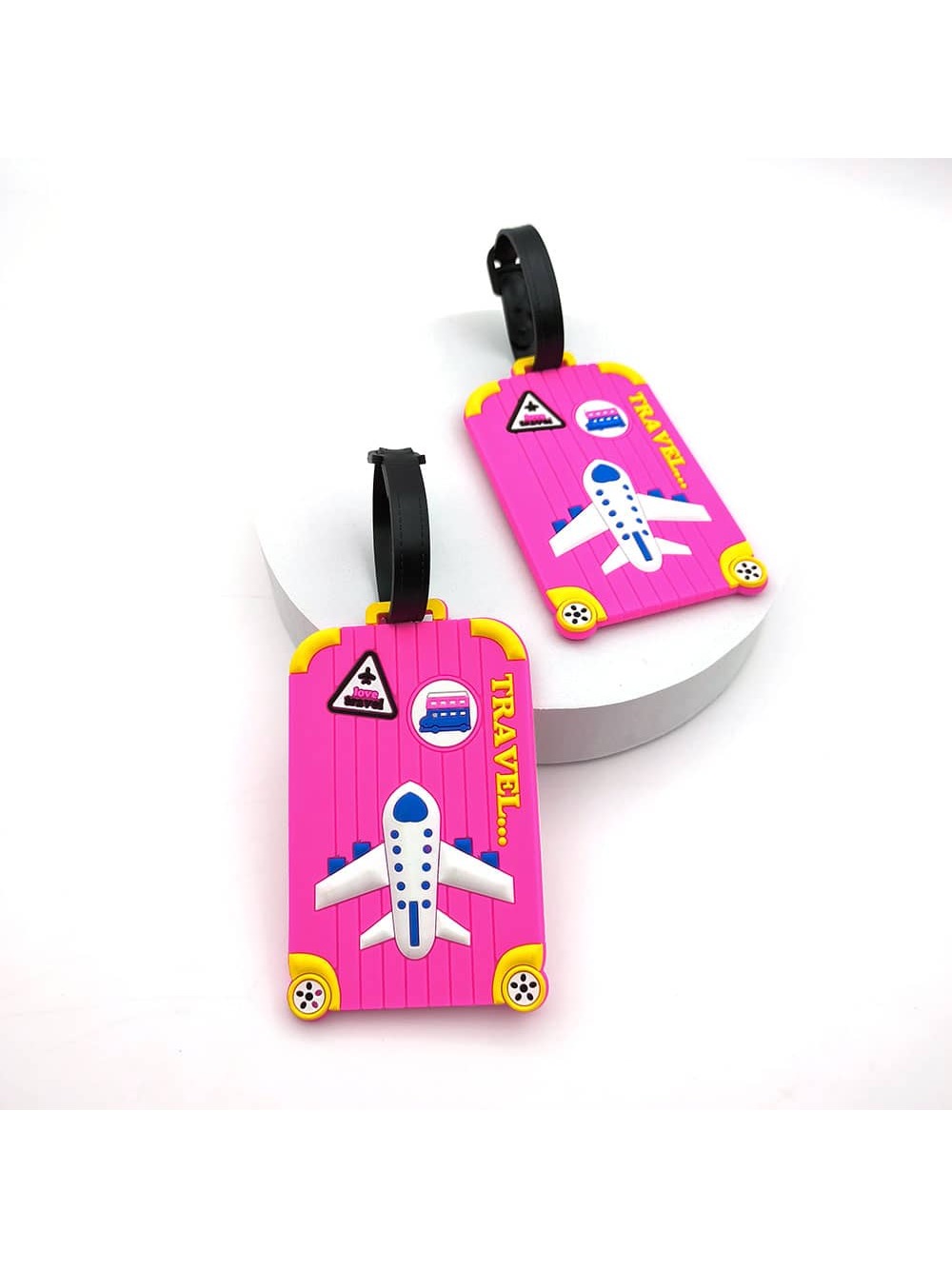 1PCS 크리 에이 티브 항공기 멀티 컬러 수하물 태그 - Travel Accessories On Plane 리뷰 및 가격